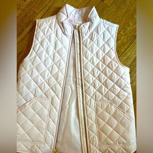 Crew Cuts Light Pink Quilted Vest-Size 12